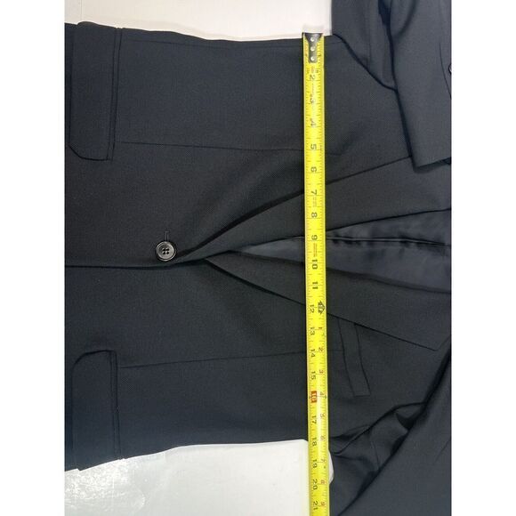 Helmut Lang Women's Black Peak Lapel Blazer Jacket Size 10 Button Lined - Picture 6 of 16